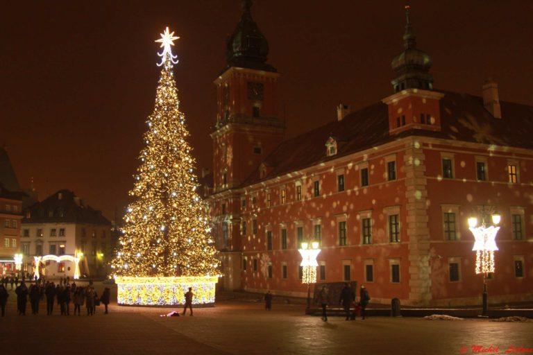 Photography Warsaw Christmas magic in front of the royal castle