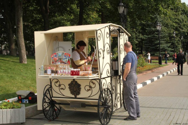 Photo Russia Moscow kiosk