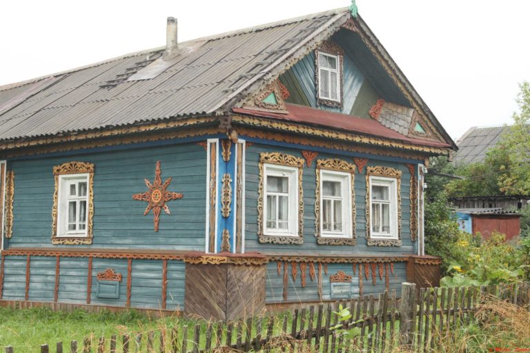 Photo Volga Goritsy wooden house