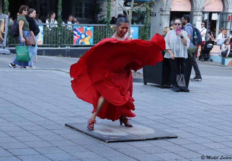 Photo of dance in the old part of Montreal
